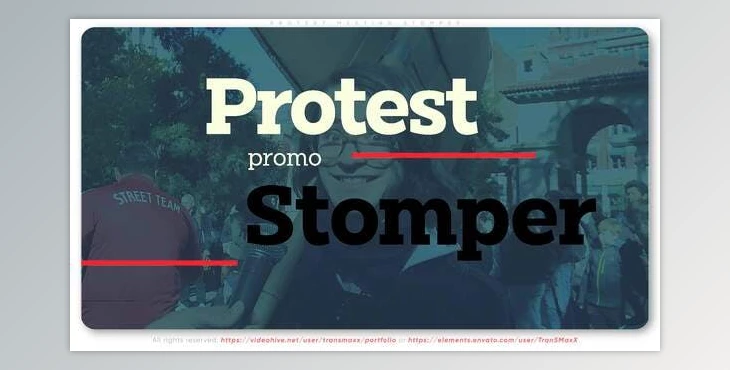 Download Protest Meeting Stomper (Videohive 30833923) - AE Project