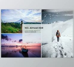 Download 103. Almost HDR Presets CreativeMarket-5158965 (DNG, XMP)