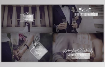 Elegant Wedding <span class='badge badge-warning'>Titles</span> – <span class='badge badge-warning'>Motionarray</span> 781767
