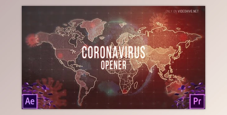 Download Coronavirus Infection Opener (Videohive 29252451) - PR Project