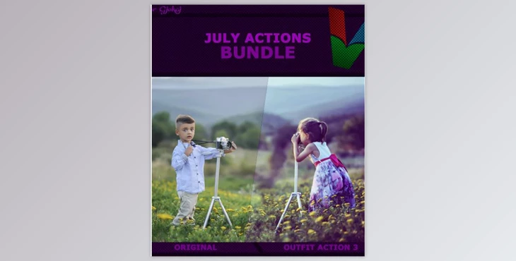 Download July Photoshop Actions Bundle Graphicriver 17268788
