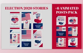 Download Election Stories and Posts Pack (<span class='badge badge-warning'>Videohive</span> 29042680) - PR <span class='badge badge-warning'>Project</span>