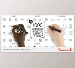 Download Whiteboard Animated Elements Library (Videohive 13745607) - AE Project