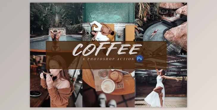 Download 6 Coffee Photoshop Actions, LUTs and ACR Presets