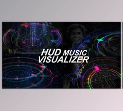 Download HUD Music Visualizer (Videohive 18675723) - AE Project