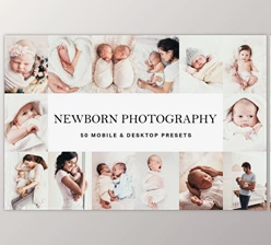 Download 50 Newborn Baby Lightroom Presets CreativeMarket 4671483