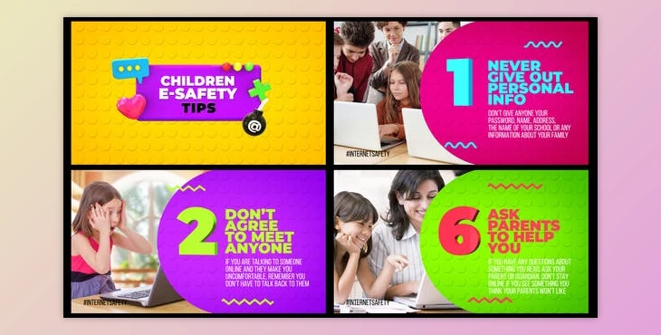 Download Children E Safety Tips - Kids Education (Videohive 30470989) - AE Project