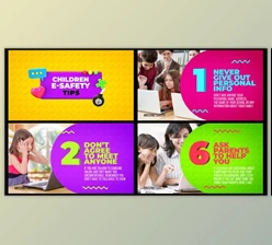 Download Children E Safety Tips - Kids Education (Videohive 30470989) - AE Project