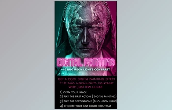 Download Digital <span class='badge badge-warning'>Painting</span> + 10 Duo Neon <span class='badge badge-warning'>Light</span> Contrast – Photoshop Action GraphicRiver-30220055