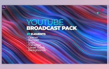 YouTube Channel Broadcast <span class='badge badge-warning'>Pack</span> 37 Elements (<span class='badge badge-warning'>Videohive</span> 28418575)