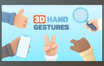 Download <span class='badge badge-warning'>3D</span> Hand Gestures - Mockup Device (Videohive 30620317) - AE Project