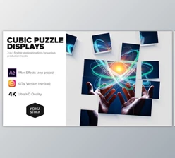 Download Cubic Puzzle Promo Cards 4K and Social (Videohive 31083148) - AE Project