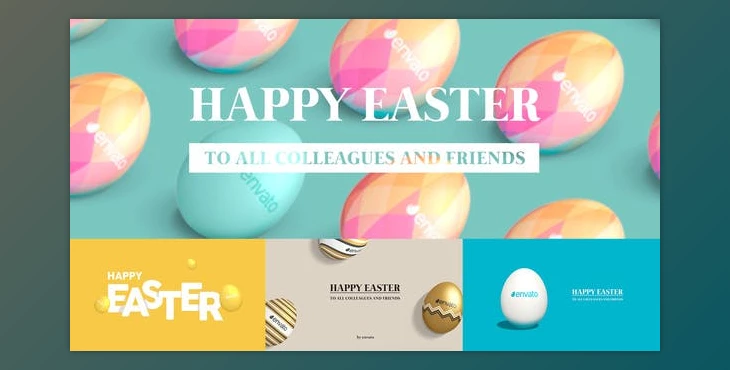 Download Easter Greetings Pack 4 in 1 - Horizontal & Vertical (Videohive 23595235) - AE Project