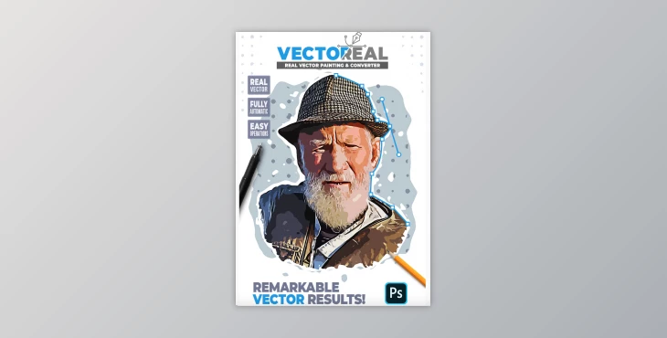 Download Vectoreal – Real Vector Painting & Converter Photoshop Plugin