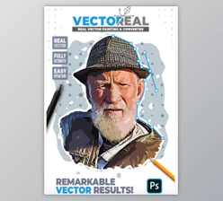 Download Vectoreal – Real Vector Painting & Converter Photoshop Plugin