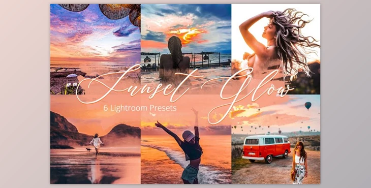 Download Sunset Glow – Lightroom Presets Pack CreativeMarket-5931508
