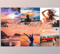 Download Sunset Glow – Lightroom Presets Pack CreativeMarket-5931508