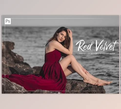 Download 10 Red Velvet Ps Action, ACR, LUT CreativeMarket-5892941