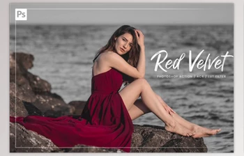 Download 10 Red Velvet Ps Action, ACR, LUT <span class='badge badge-warning'>CreativeMarket-5892941</span>