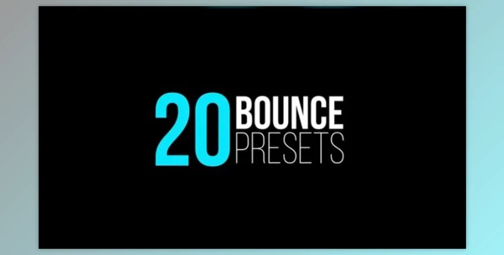 Download Bounce Presets (IN & OUT) (Motionarray 31611) - AE Project
