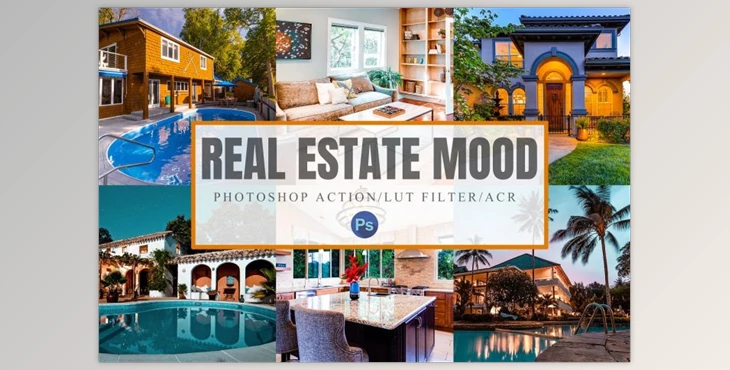 Download 23 Real Estate Mood Ps ,LUT ,ACR CreativeMarket-5970499