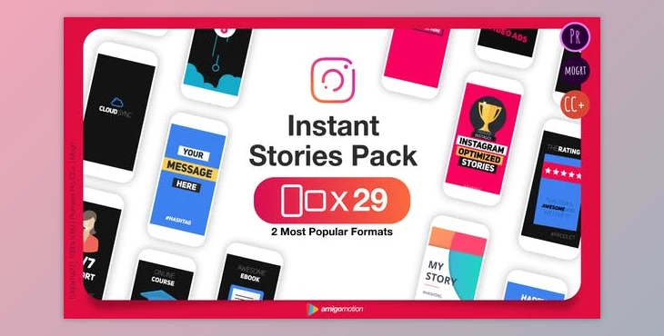 Download Instant Stories Pack (Videohive 31062472) - PR Project