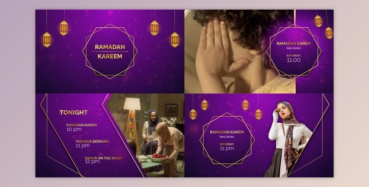 Download Ramadan Broadcast Package - MOGRT (Videohive 31016552) - PR Project
