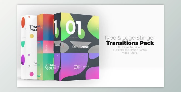 Download Typo & Logo Stinger Transitions Pack (Videohive 30363570) - PR Project