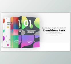Download Typo & Logo Stinger Transitions Pack (Videohive 30363570) - PR Project