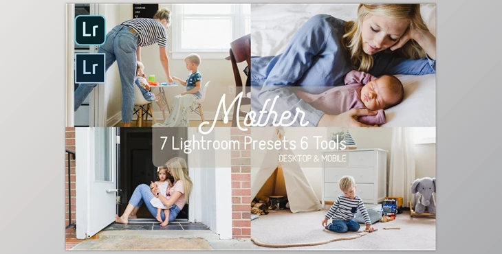 Download Mother Mobile/PC Lightroom Presets CreativeMarket-5925668