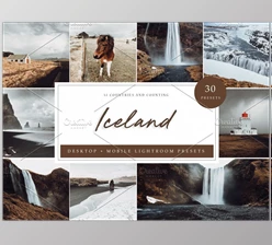 Download 30 x Lightroom Presets, Iceland CreativeMarket-5962569
