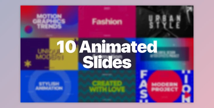 Download 10 Animated Slides - MOGRT (Videohive 31141527) - PR Project