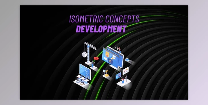 Download Development - Isometric Concept (Videohive 31223683) - AE Project