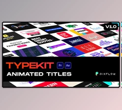 Download Typekit Animated Titles (Videohive 30717619) - AE Project
