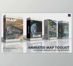 Download Animated Map Toolkit (Videohive 30616266) - AE Project