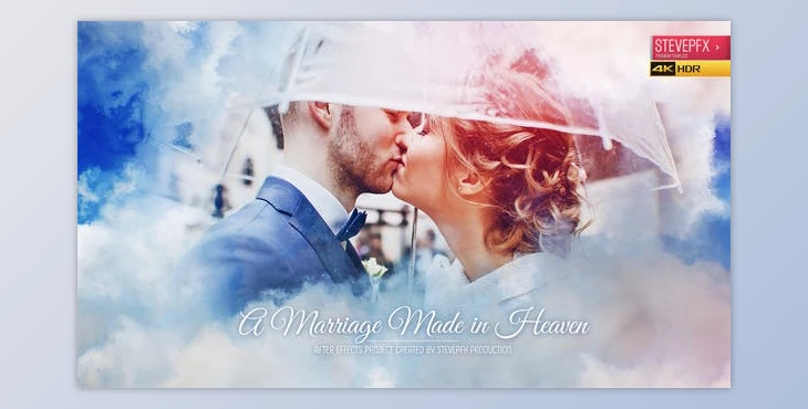 Download Marriage Made in Heaven | Wedding Invitation | Wedding Opener | Wedding Slideshow (Videohive 30552974) - AE Project