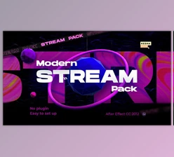 Download Modern stream pack (Videohive 30504728) - AE Project