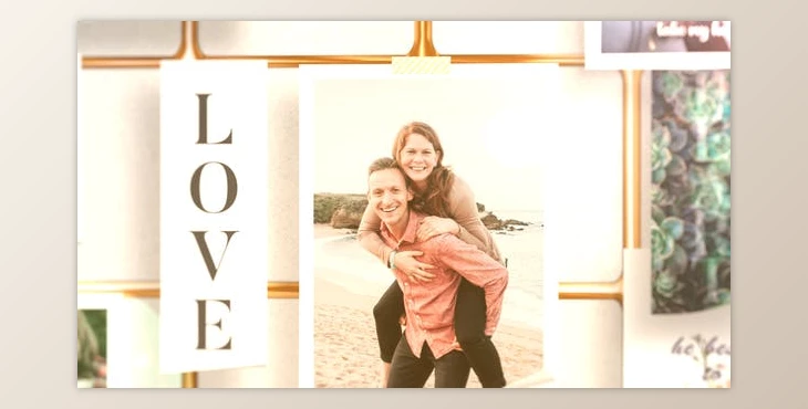 Download Gold Wire Photo Slideshow (Videohive 31155456) - AE Project