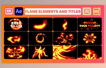 Download Flame Elements And <span class='badge badge-warning'>Titles</span> (<span class='badge badge-warning'>Videohive</span> 31189603) - AE Project