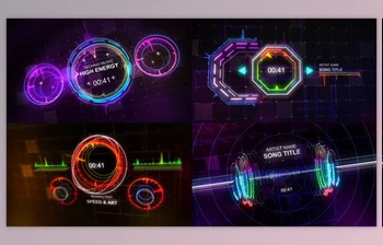 <span class='badge badge-warning'>Techno</span> Music Visualizer (Videohive 13444004)