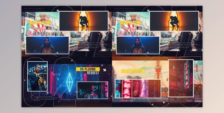 Download Dynamic Glitch Slideshow (Videohive 31196749) - AE Project