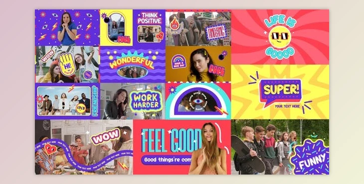 Download Colorful Intro 3 in 1 (Videohive 31210361) - AE Project