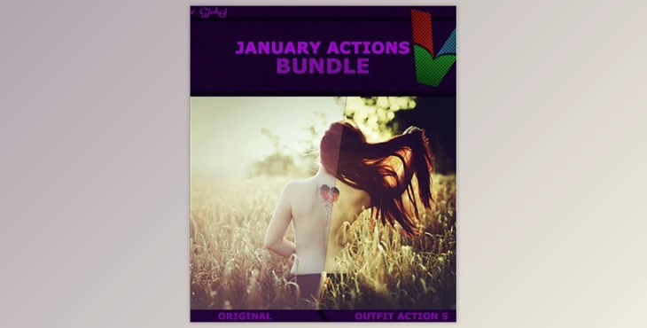 Download Graphicriver – January Photoshop Actions Bundle 14835548