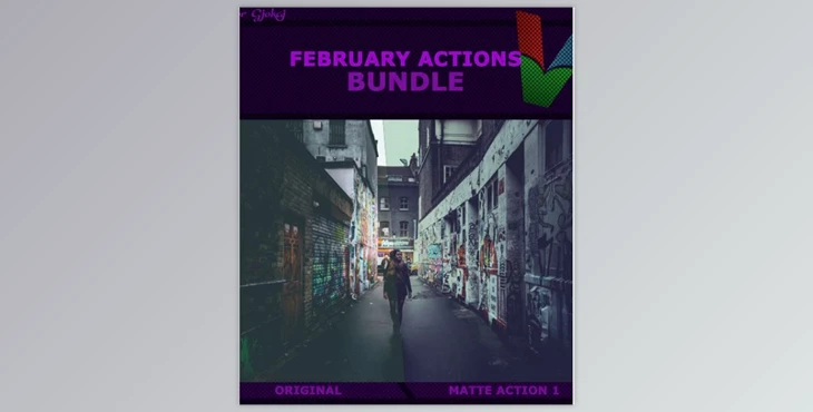 Download Graphicriver – February Photoshop Actions Bundle 15146412
