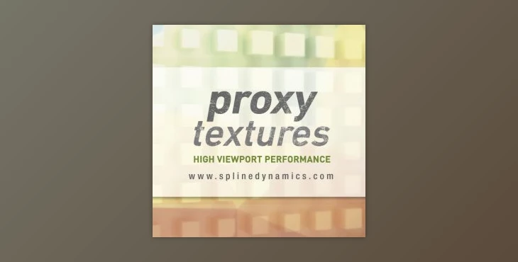 Download Splinedynamics – Proxy Textures v1.08 for 3ds max