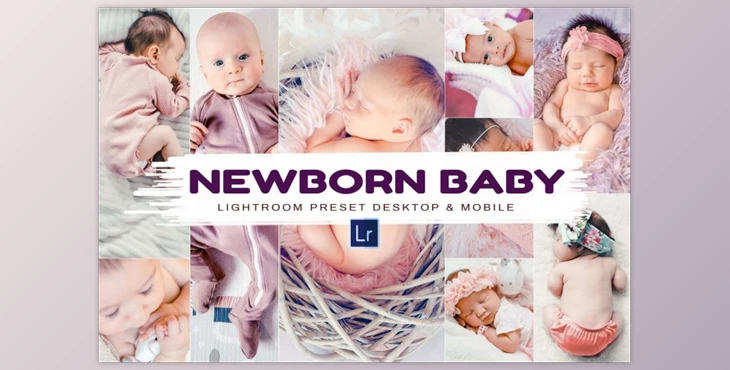 Download 10 Newborn Baby, Lightroom Presets CreativeMarket-5878537