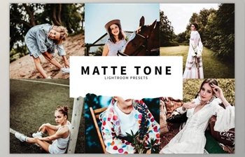 Download 10 <span class='badge badge-warning'>Matte</span> Tone Lightroom Presets CreativeMarket-5978543