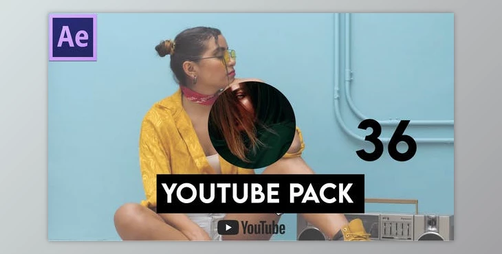 Download Youtube Channel Pack (Videohive 30669878) - AE Project