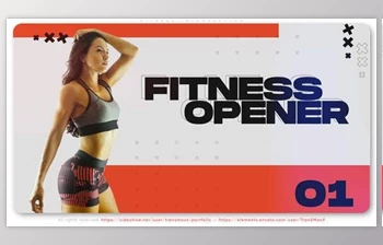 Download Fitness <span class='badge badge-warning'>Introduction</span> (Videohive 31222776) - AE Project
