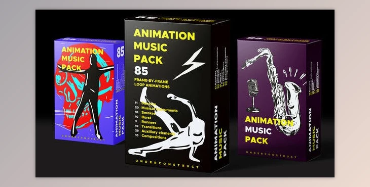 Download Animation music pack (Videohive 30486180) - AE Project